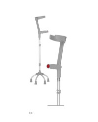 Czwórnóg z uchwytem kuli rehabilitacyjnej 16/MR.KŁ.05 Mikirad