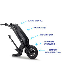 Napęd elektryczny, przystawka do wózka inwalidzkiego Blumil Sport