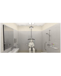 Podnośnik Sufitowy Luna Winncare – Innowacja i Bezpieczeństwo w Opiece Nad Pacjentami