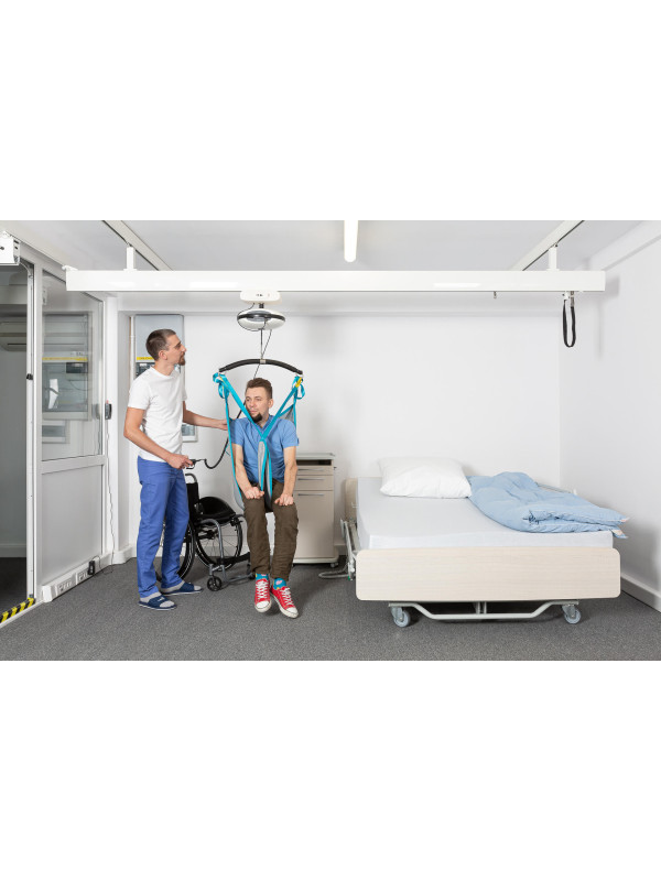 Podnośnik Sufitowy Luna Winncare – Innowacja i Bezpieczeństwo w Opiece Nad Pacjentami