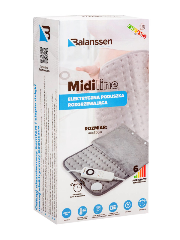Poduszka Rozgrzewająca Elektryczna Balanssen Midiline