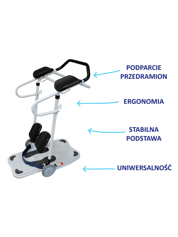 Platforma do transferu pacjenta z podparciem przedramion Aero Move Herdegen