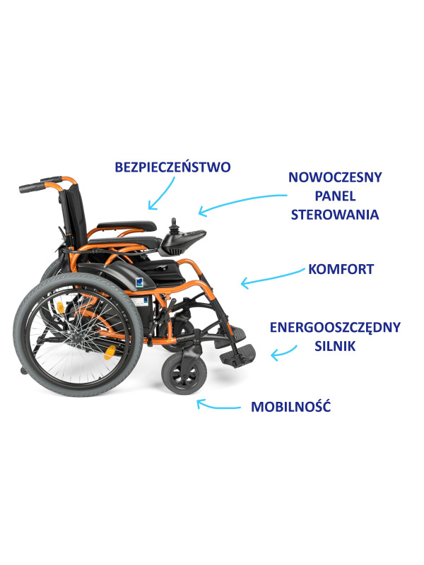 Elektryczny Wózek Inwalidzki Electric-TIM I Timago – Duże Koła, Bezpieczeństwo w Każdym Terenie