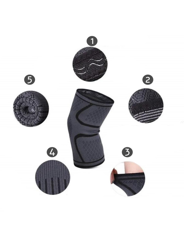 Stabilizator Kolana Opaska Dla Sportowców Elastyczna DrFit df 1151