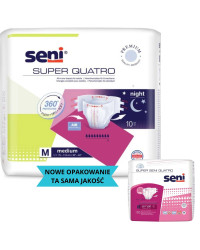 Super Seni Quatro pieluchomajtki na rzepy dla seniora