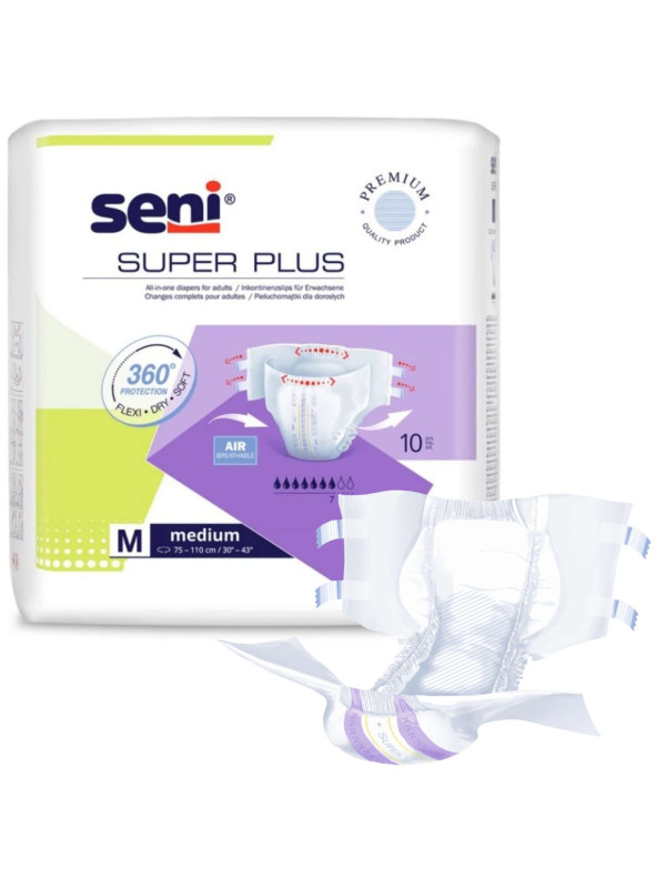 Super Seni Plus pieluchomajtki dla dorosłych zapinane na rzepy