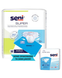 Super Seni pieluchomajtki na rzepy dla seniora