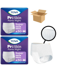 TENA Pants Super Night ProSkin majtki chłonne na noc do snu