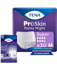 TENA Pants Super Night ProSkin majtki chłonne na noc do snu