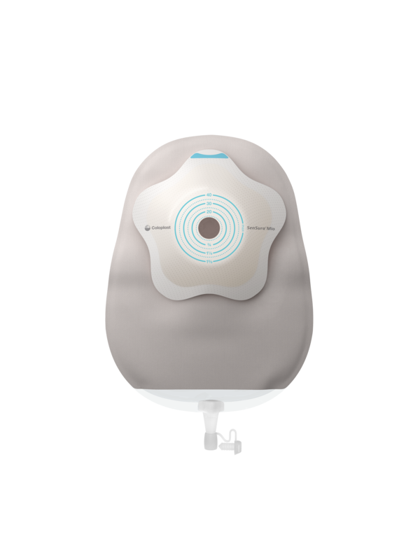 184050 Worek Urostomijny SenSura Mio Concave Jednoczęściowy Przeźroczysty Maxi 10-40 mm