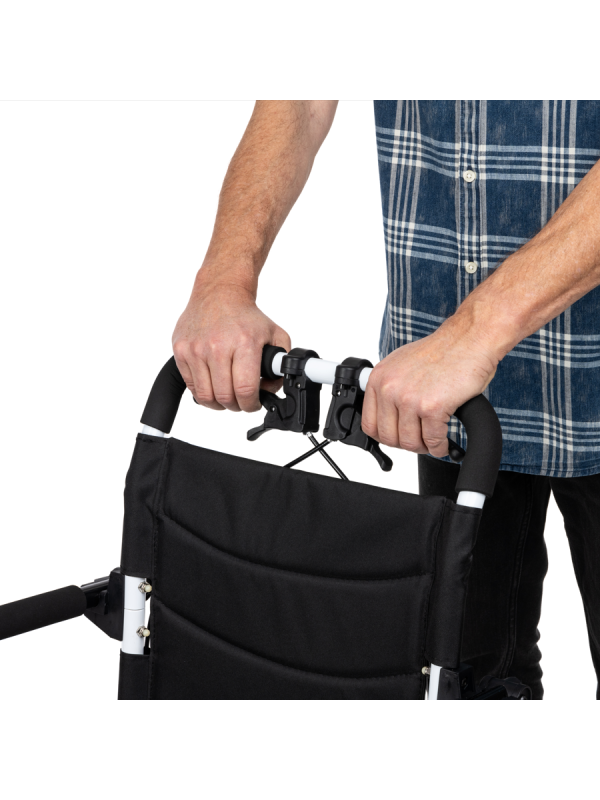 Wózek inwalidzki stalowy z funkcją transportową MOBIL-TIM Timago