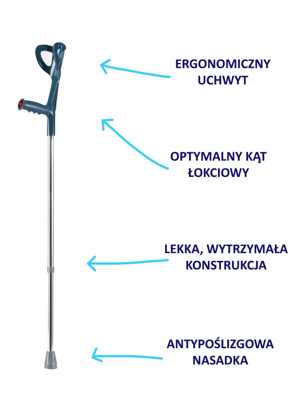 Kula inwalidzka łokciowa – model JMC-C 2042 Timago