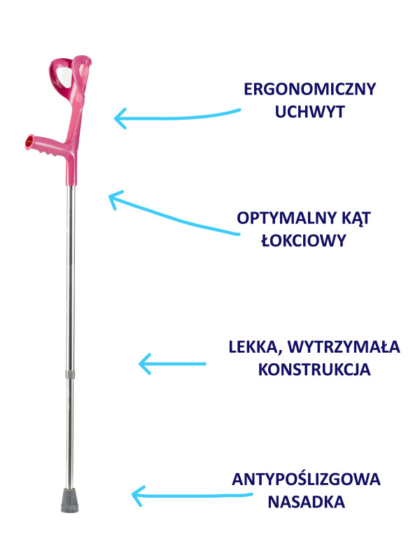 Kula inwalidzka łokciowa – model JMC-C 2041 Timago