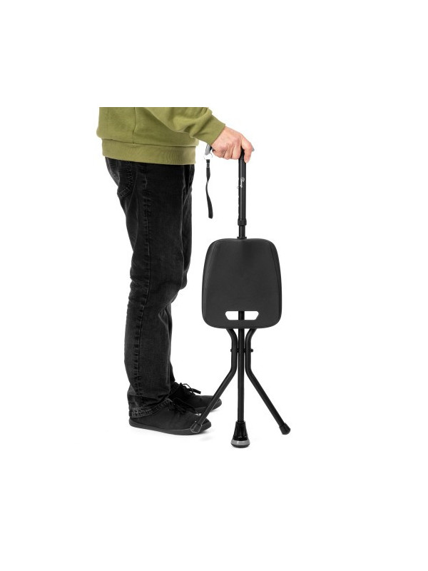 Laska Inwalidzka Regulowana z Siedziskiem SeatTim  Timago– Mobilność i Wygoda Odpoczynku