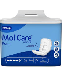 Pieluchy anatomiczne MoliCare® Premium Form 9 kropli – maksymalna chłonność na ciężkie nietrzymanie moczu (NTM)