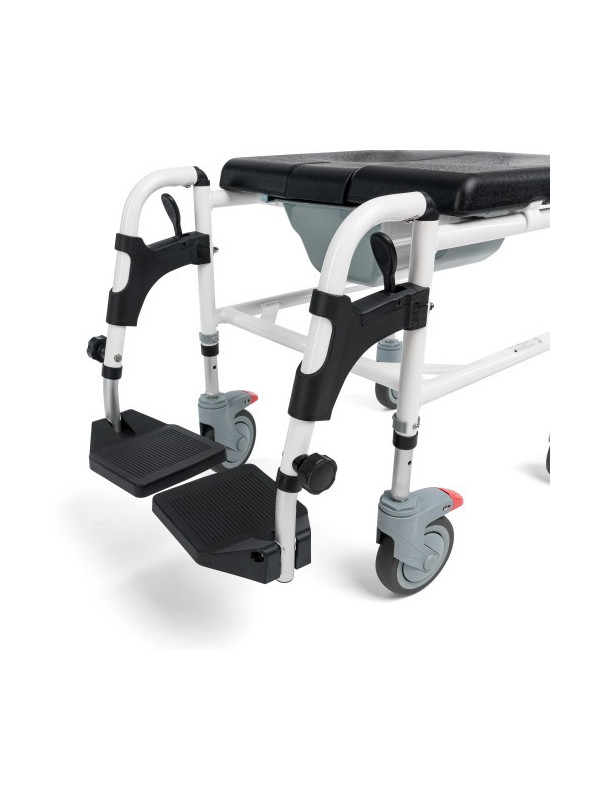 MASTER-TIM – Wózek prysznicowo-toaletowy 3w1 do transportu osób niepełnosprawnych Timago