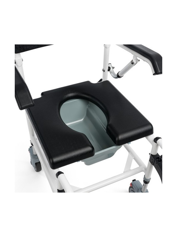 MASTER-TIM – Wózek prysznicowo-toaletowy 3w1 do transportu osób niepełnosprawnych Timago