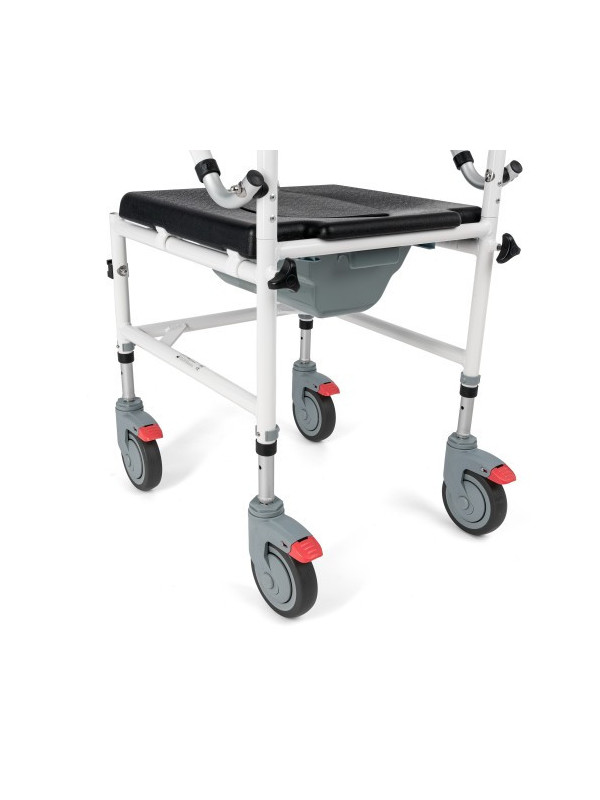 MASTER-TIM – Wózek prysznicowo-toaletowy 3w1 do transportu osób niepełnosprawnych Timago