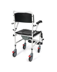 MASTER-TIM – Wózek prysznicowo-toaletowy 3w1 do transportu osób niepełnosprawnych Timago