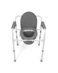 Składane krzesło toaletowe z szybkozłączkami TGR-R KT 618 Timago, idealne do małych przestrzeni
