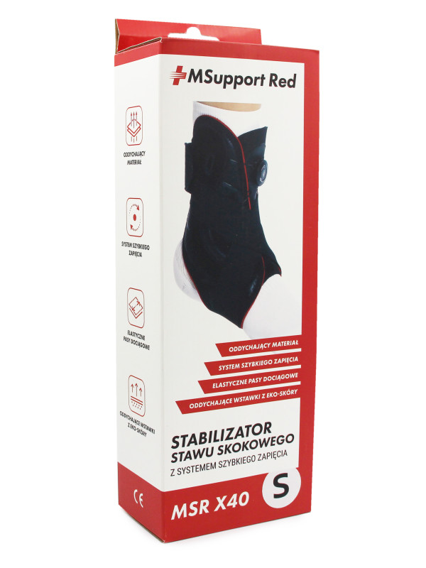 Stabilizator Kostki Medical Sport Msupport Red msr x40