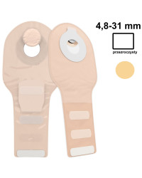 411637 Worek Ileostomijny Little Ones 4,8-31 mm Otwarty Z Filtrem Przezroczysty ConvaTec