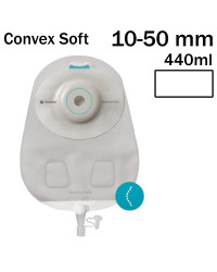 168100 Worek Urostomijny jednoczęściowy SenSura Mio Convex Soft Maxi 10-50 mm Przeźroczysty