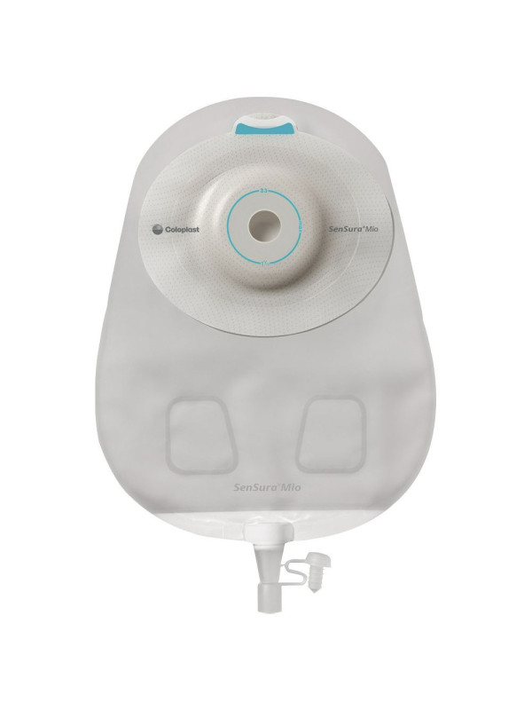 168100 Worek Urostomijny jednoczęściowy SenSura Mio Convex Soft Maxi 10-50 mm Przeźroczysty