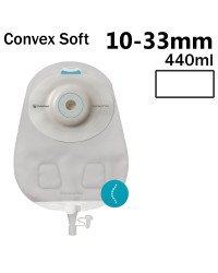 136790 Worek Urostomijny Jednoczęściowy SenSura Mio Convex Soft Maxi10-33mm Przeźroczysty