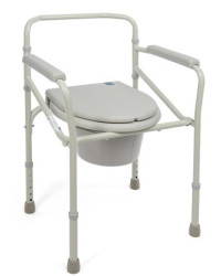 Krzesło toaletowe składane TGR-R KT 023B Timago – Praktyczne i kompaktowe rozwiązanie do opieki domowej
