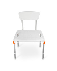 Taboret prysznicowy z oparciem i uchwytami bocznymi 3w1 KING-SS1BA-20 Timago – Wielofunkcyjność i komfort użytkowania