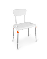 Taboret prysznicowy z oparciem i uchwytami bocznymi 3w1 KING-SS1BA-20 Timago – Wielofunkcyjność i komfort użytkowania