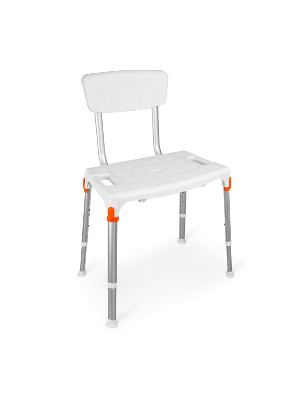 Taboret prysznicowy z oparciem i uchwytami bocznymi 3w1 KING-SS1BA-20 Timago – Wielofunkcyjność i komfort użytkowania