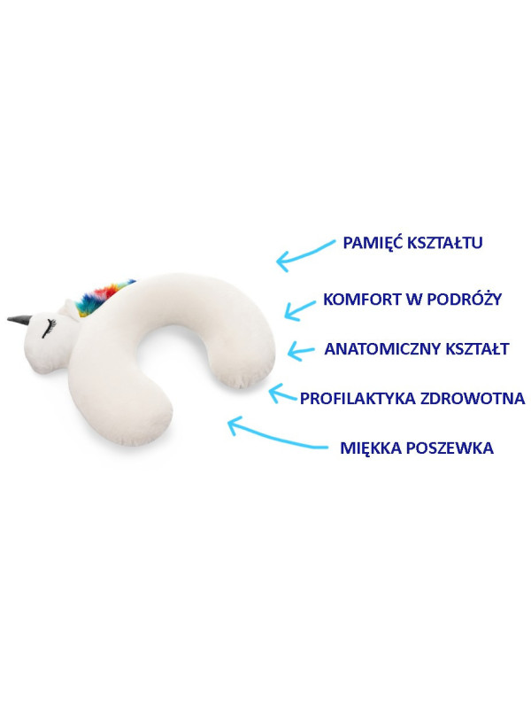 Poduszka ortopedyczna idealna do podróży UNICORN TIM Timago