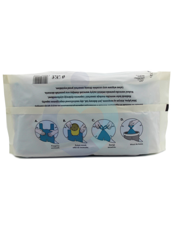 WNW Woreczki na woreczki - Worki do utylizacji worków stomijnych Salts 100 szt.