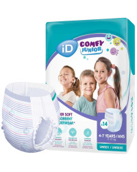 Majtki Chłonne wciągane iD Comfy Junior Wiek 4-7 lat, 17-27kg chłonne