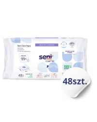 Chusteczki nawilżane mokre dla dorosłych Seni Care Aqua 48 szt.
