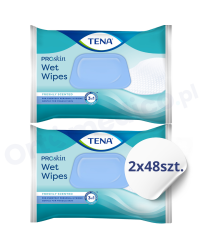 TENA Wet Wipes duopack chusteczki nawilżane (48+48 szt.)