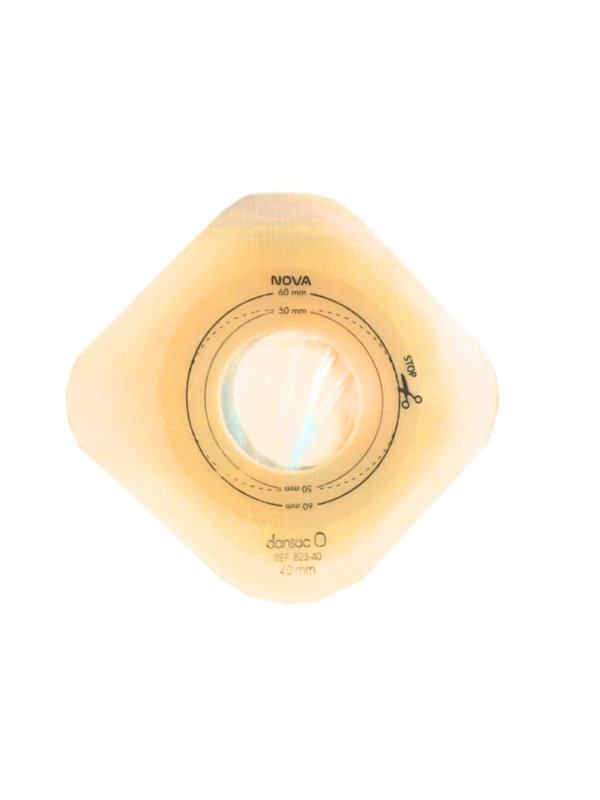 823-40 Worek Stomijny Nova1 FoldUp 40-60 mm 510 ml Otwarty Beż Dansac