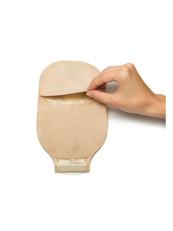 981-34 Worek Stomijny NovaLife1 Open Soft Convex 15-34 mm 350 ml Convex 6 mm Otwarty Beż z Okienkiem  Dansac