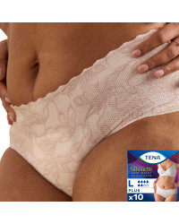 TENA Silhouette Plus White 6K – Dyskretna biała bielizna chłonna dla kobiet na nietrzymanie moczu