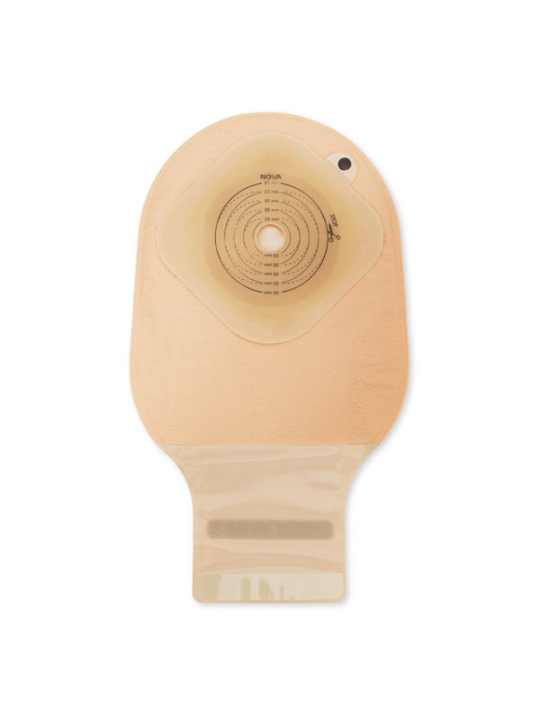 824-15 Worek Stomijny Nova1 FoldUp 15-60 mm 510 ml REGULAR Otwarty Przezroczysty Dansac