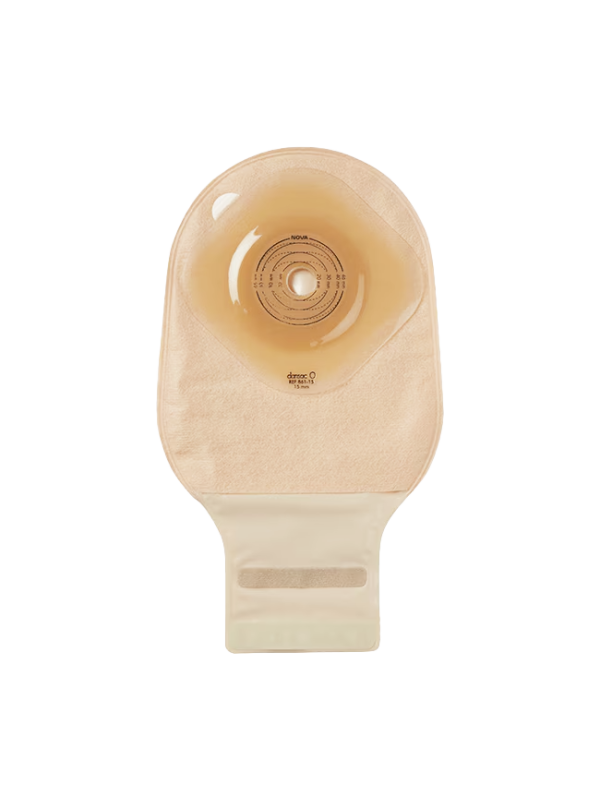 841-46 Worek Stomijny Nova1 FoldUp 15-46 mm 550 ml Convex 6 mm Otwarty Beż Dansac