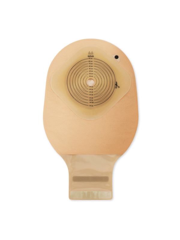 815-15 Worek Stomijny Nova1 FoldUp 15-90 mm 800 ml Otwarty Beż Dansac
