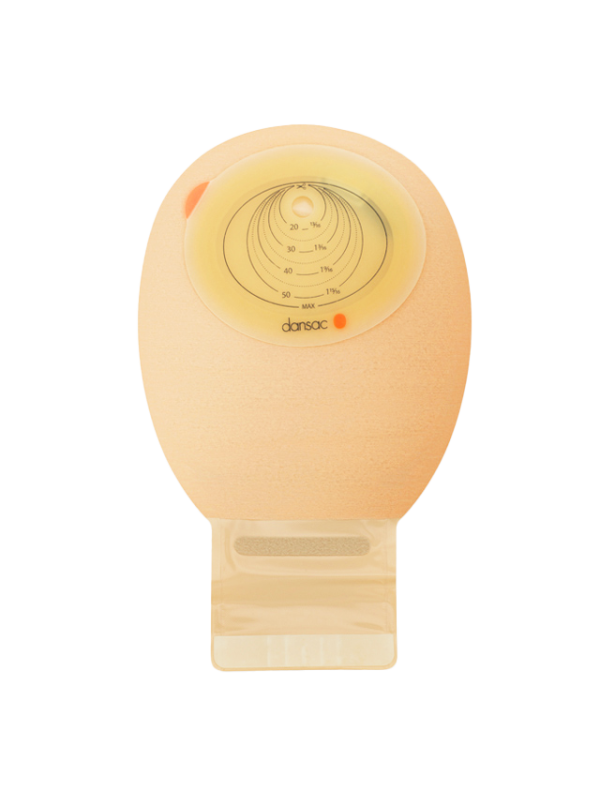 9242-10 Worek stomijny otwarty Dansac NovaLife1 Midi przeźroczysty 10–55/70 mm 420 ml – jednoczęściowy