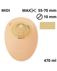 901-10 Worek stomijny Dansac NovaLife 1 Midi, 1-częściowy, zamknięty, beżowy, otwór 10 mm
