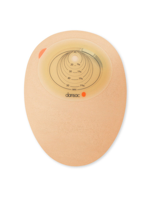 901-10 Worek stomijny Dansac NovaLife 1 Midi, 1-częściowy, zamknięty, beżowy, otwór 10 mm