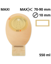 9150-10 Worek stomijny otwarty z okienkiem NovaLife™ 1 Maxi beżowy Dansac