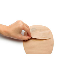 9150-10 Worek stomijny otwarty z okienkiem NovaLife™ 1 Maxi beżowy Dansac