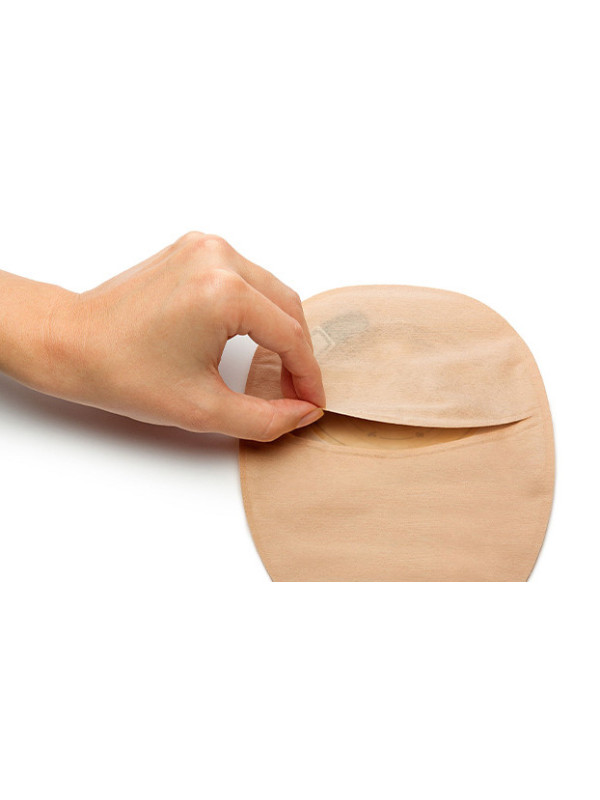 9150-10 Worek stomijny otwarty z okienkiem NovaLife™ 1 Maxi beżowy Dansac